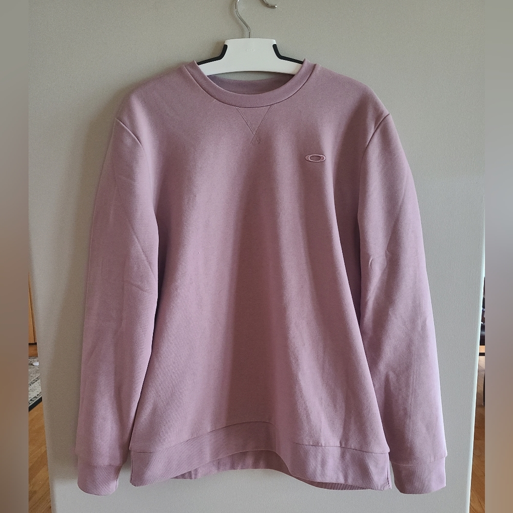 Pink Oakley Men's Crewneck Sweatshirt - Fleece Lined